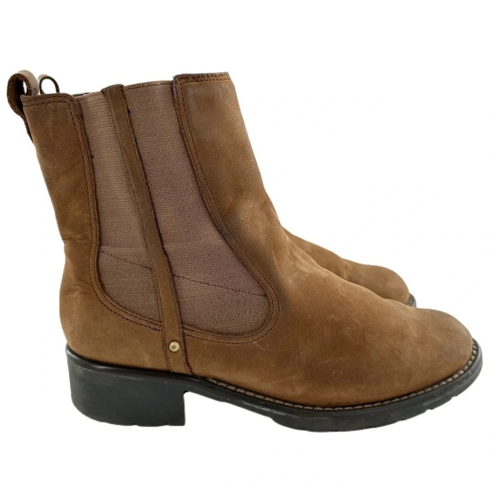 Clarks womens ankle boots size 6.5 37 brown suede chukka boots outdoors walking